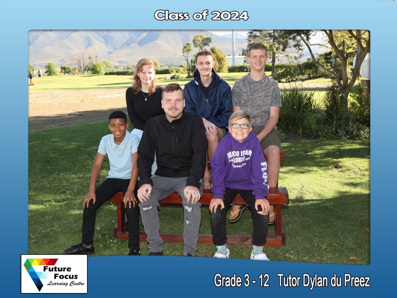 Class of 2024 with Grade 3-12 Tutor Dylan du Preez
